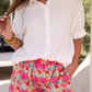 Casual Outing Shorts, Multi Tropical