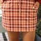 PREORDER Thankful Plaid Skort