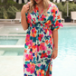 Ocean Mist Floral Dress