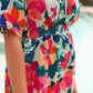 Ocean Mist Floral Dress