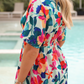 Ocean Mist Floral Dress