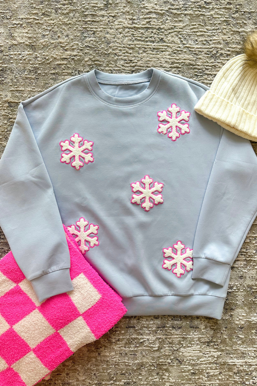 Falling Snowflakes Pullover