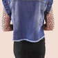 Jordan Ruffle Denim Vest- Dark Denim