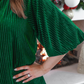 Eve Striped Velvet Top
