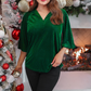 Eve Striped Velvet Top