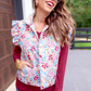 Liana Floral Puffer Vest