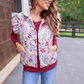 Liana Floral Puffer Vest