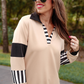 Wesley Luxe Color Block Top