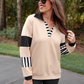 Wesley Luxe Color Block Top