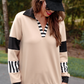Wesley Luxe Color Block Top