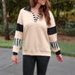Wesley Luxe Color Block Top