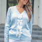 Juliet Button Up Bow Cardigan