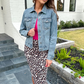 Stevie Rhinestone Denim Jacket