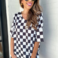 Daily Basis Biker Set, Black/White Checkered