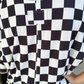 Daily Basis Biker Set, Black/White Checkered