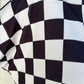 Daily Basis Biker Set, Black/White Checkered