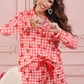 Cuter Than Cupid Ruffle Pajama Set