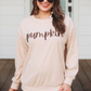 Pumpkin Corded Sweatshirt