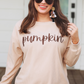Pumpkin Corded Sweatshirt