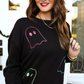 Sequin Ghost Pullover