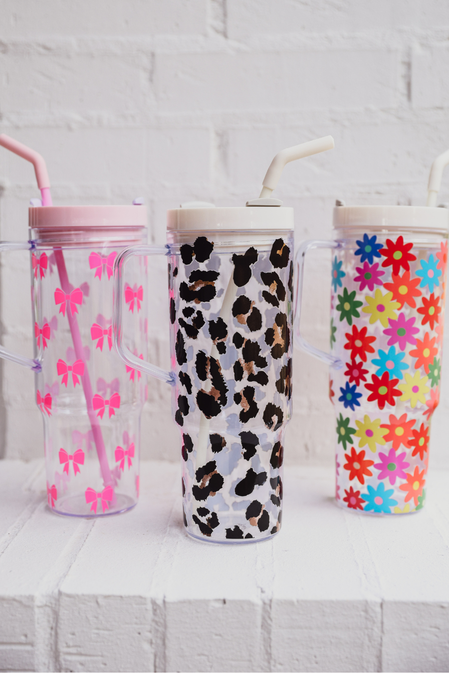 Bright Blooms Acrylic Tumbler