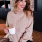 Basic Embossed Sweatshirt