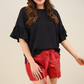 Rebecca Ruffle Sleeve Top