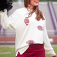 Football Season Sequin Sweatshirt Tunic