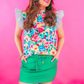 PREORDER-Solid Green Skort