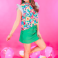 PREORDER-Solid Green Skort
