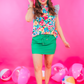 PREORDER-Solid Green Skort