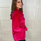 Shane Velvet Button Up Top