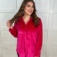 Shane Velvet Button Up Top