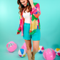 Eyes On Paradise Button Up Top