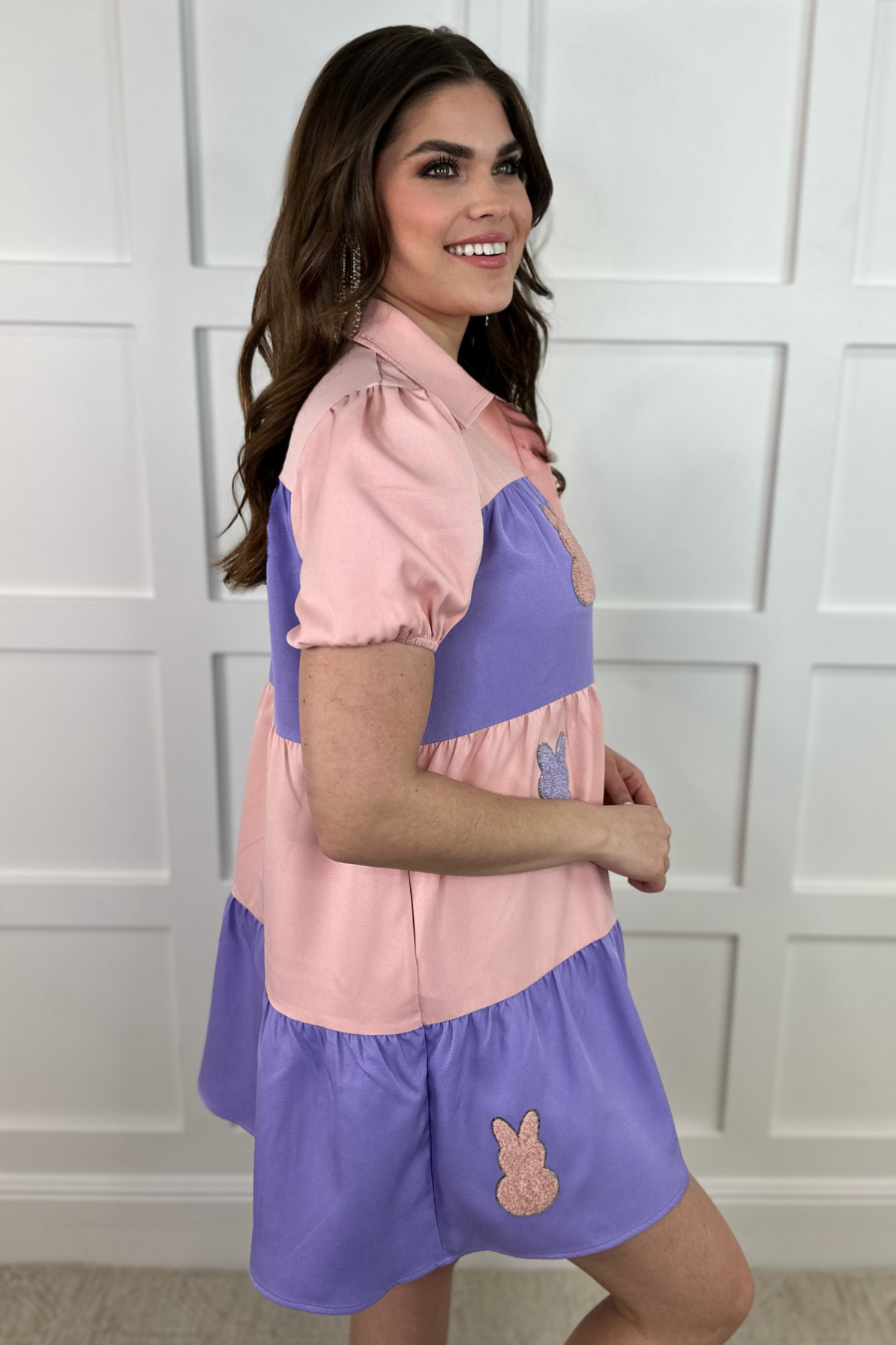 Easter Bunny Button Up Dress