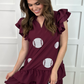 Baseball Fan Sequin Dress