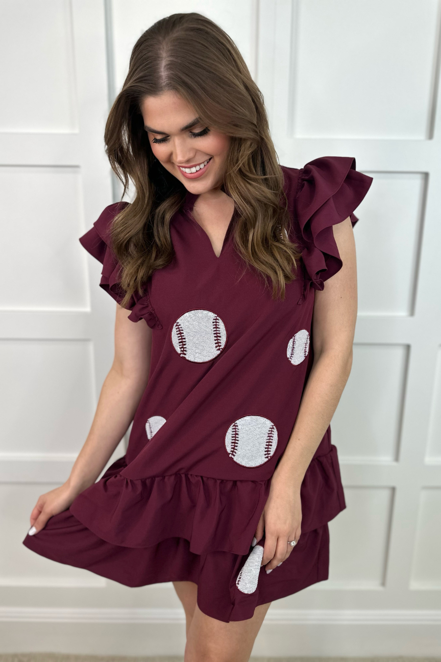Baseball Fan Sequin Dress