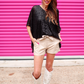 Celebrity Status Sequin Top