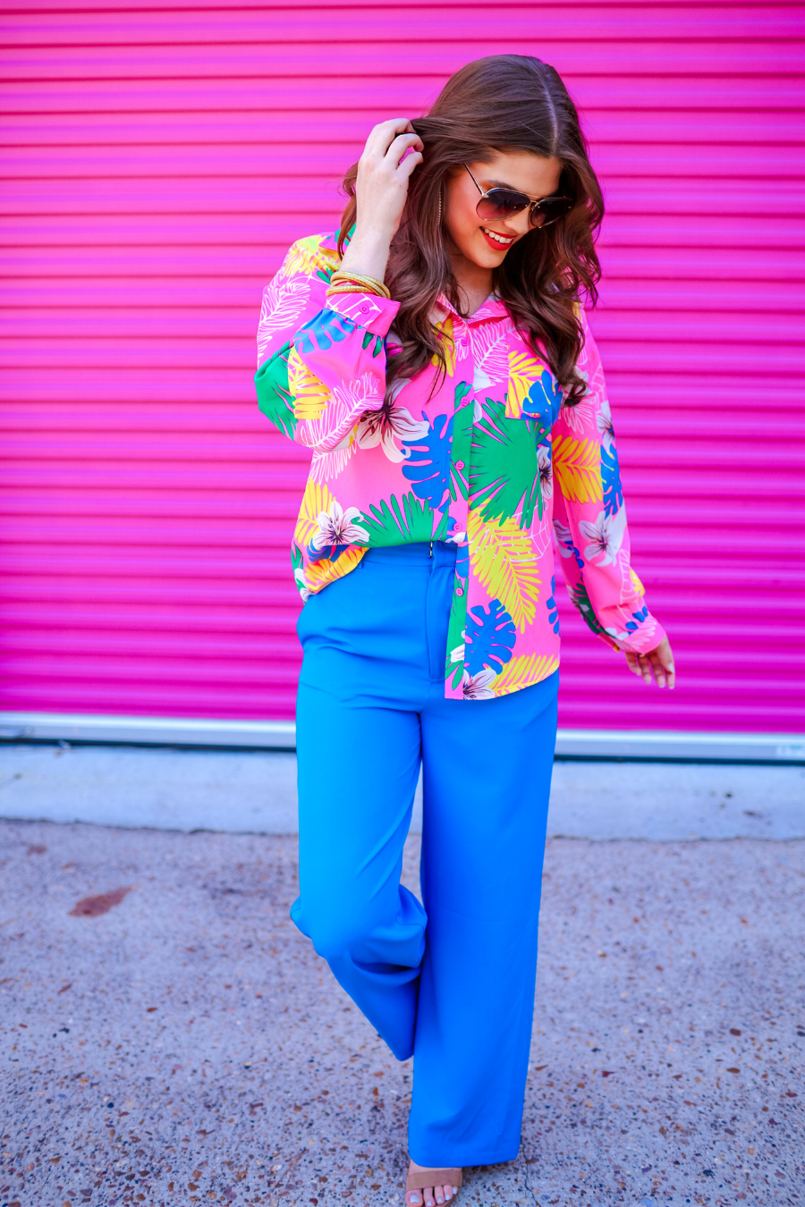 Trip To The Keys Button Up Top