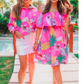 Truly Tropical Off The Shoulder Dress