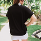 Drinks On Me Sequin Patch Top