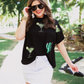 Drinks On Me Sequin Patch Top