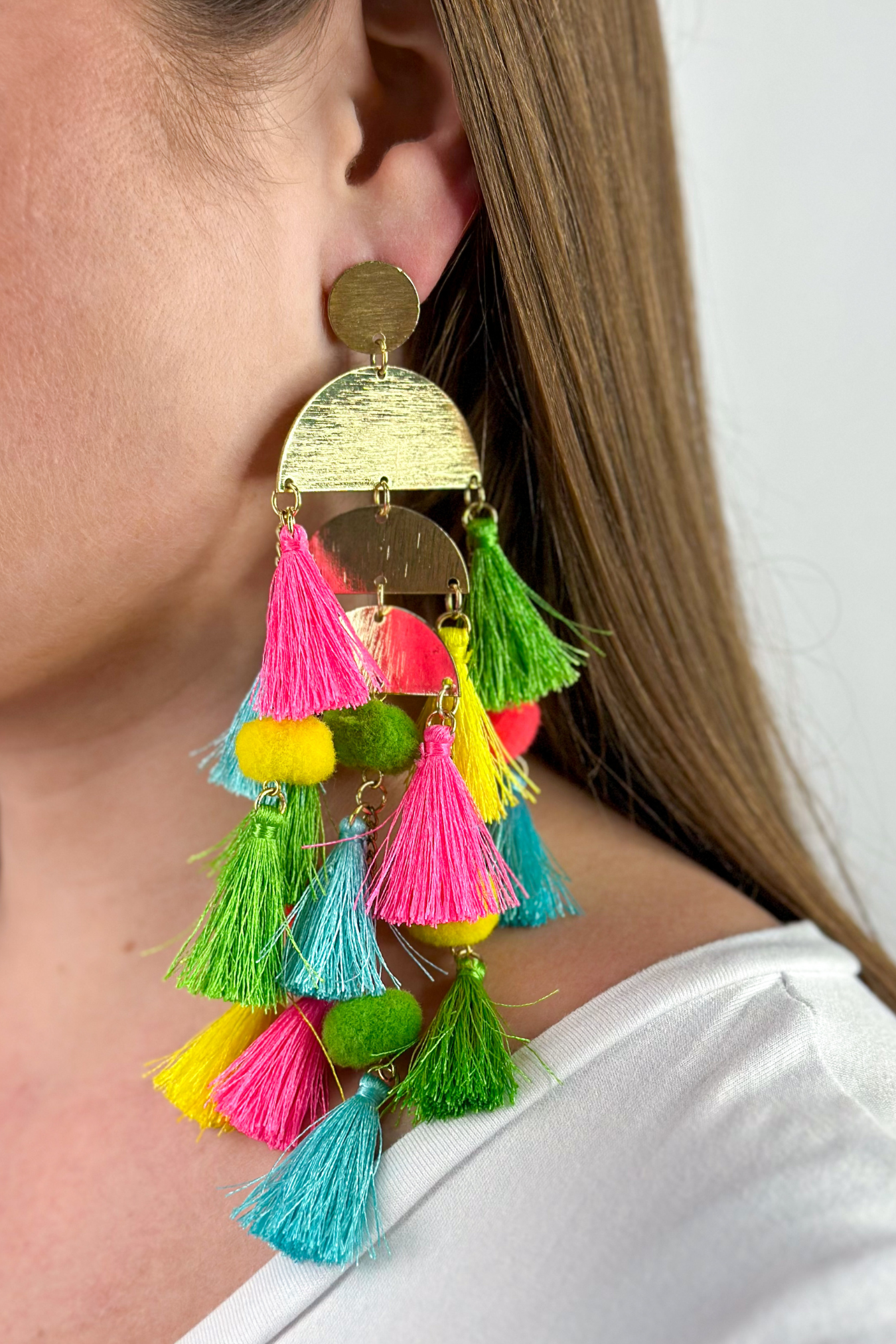Chandelier Tassel Earrings