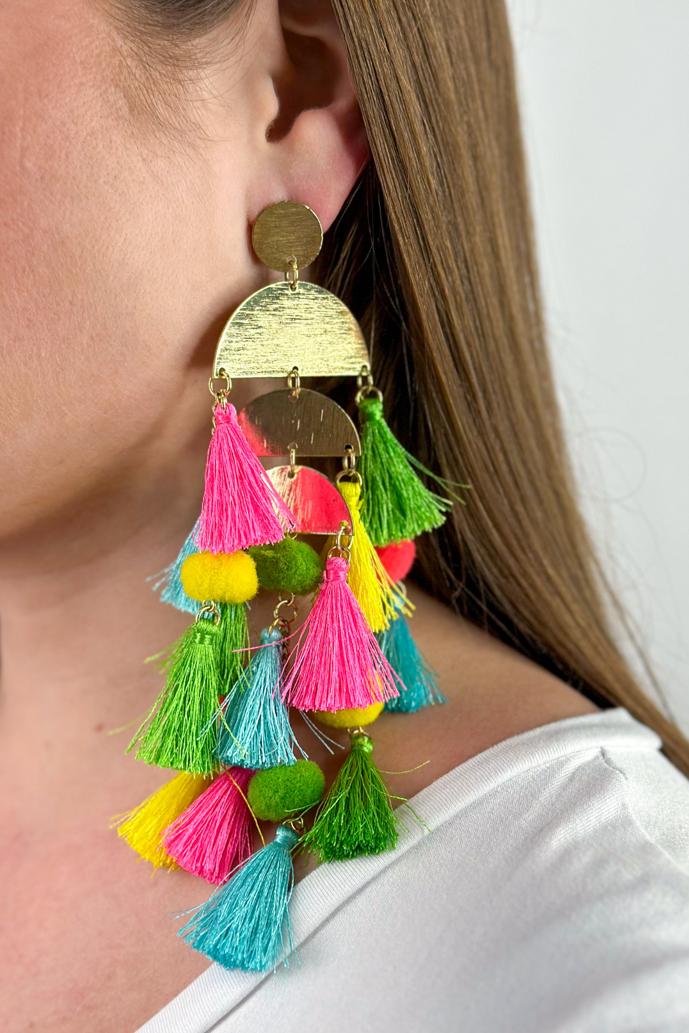 Chandelier Tassel Earrings - Jess Lea Wholesale