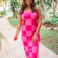 Checked Out Checkered Dress
