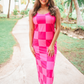 Checked Out Checkered Dress