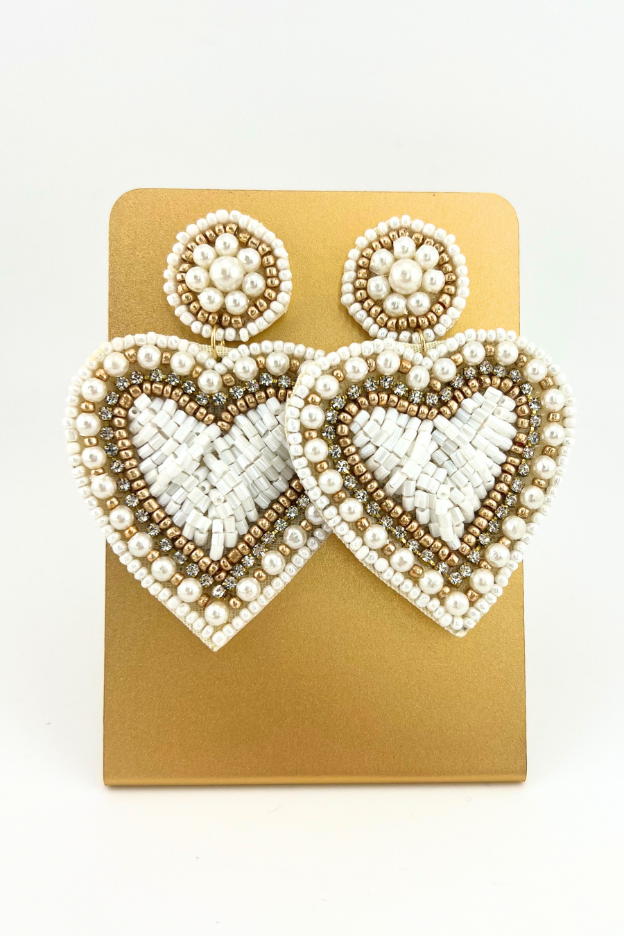Filled With Love Beaded Earrings
