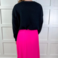 Aubrey Pleated Midi Skirt - Jess Lea Wholesale