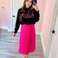 Aubrey Pleated Midi Skirt - Jess Lea Wholesale