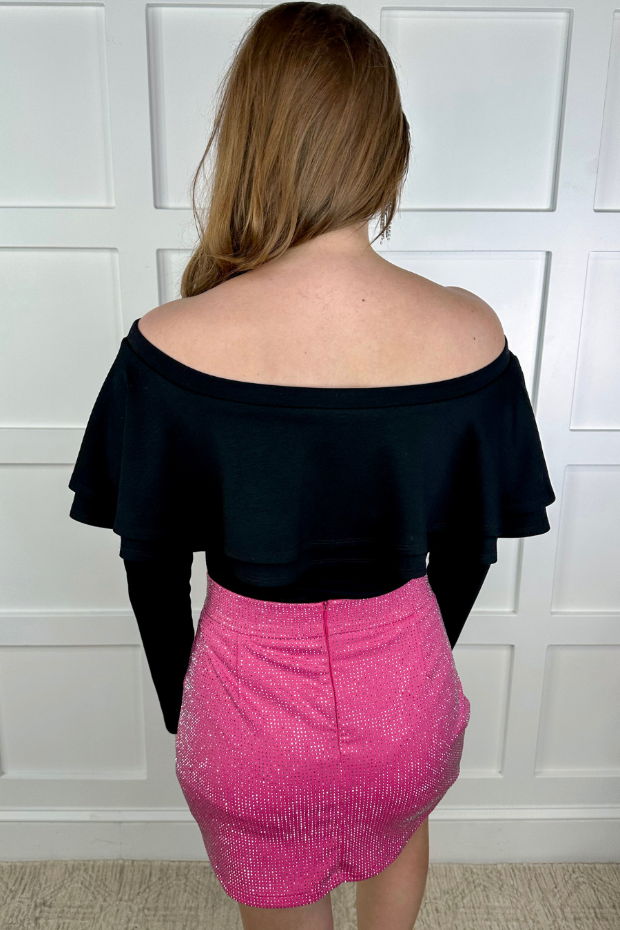 Daring Stares Studded Skort